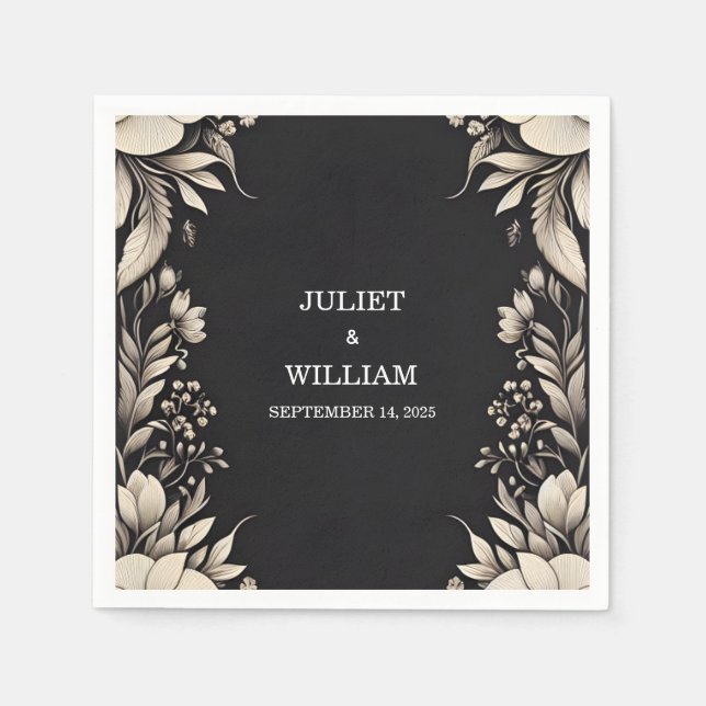 Satin Fabric Velvet Snöre Linen Pappra Bröllop Pappersservett (Framsidan)