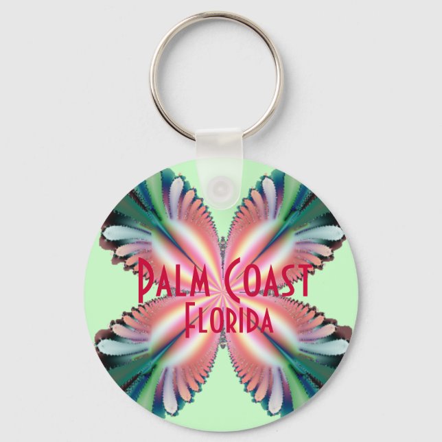 Satin Fleur, Handflatan Kusten, Florida Nyckelring (Framsida)