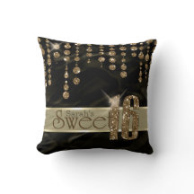 Satin Jewel Sweet sixteen Black Guld ID260