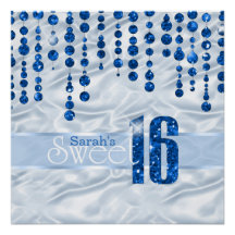 Satin Jewel Sweet sixteen Blue ID260