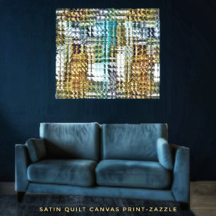 Satin Quilt Canvastryck