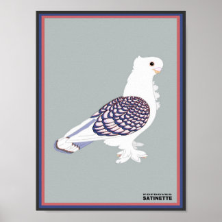 Satinette-utskrift Poster