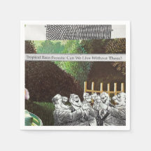 Satire om klimatförändringar i skogar