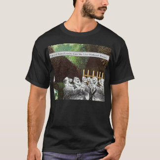 Satire om klimatförändringar i skogar t shirt