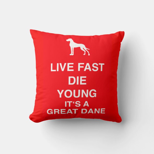 Satiric Great dane Pillows Kudde (Framsida)
