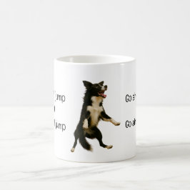 Satirik Jump Sång Title & Lyrics Jumping Hund Kaffemugg