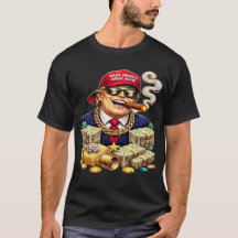 Satirisk MAGA-miljardär-kartong — Retro Pop Art