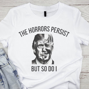 Satirisk politik: fasorna kvarstår t shirt