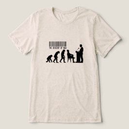 Satirisk röd politiker siluett t shirt