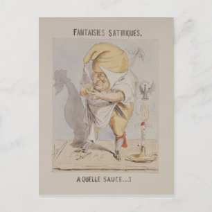 Satiriska Fantasier, adolphe karikatyr Vykort