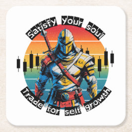 Satisfy | Trade motivation | Fantasy Design Underlägg Papper Kvadrat