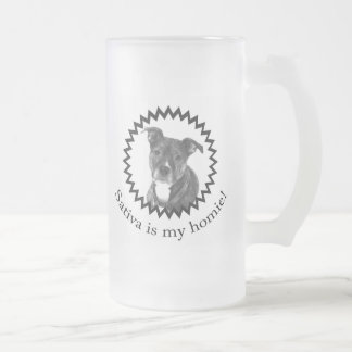 Sativa är min Homie frostade mugg