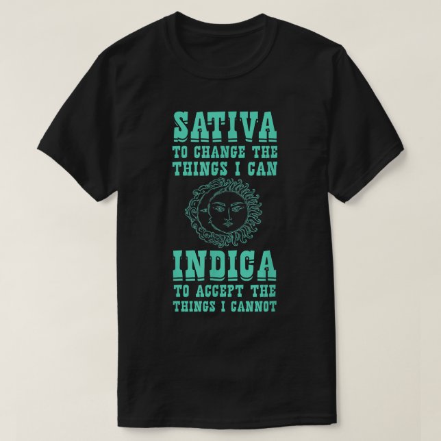 Sativa att byta Sak I kan indikera Positivi T Shirt (Design framsida)