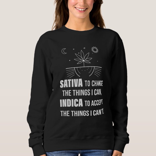 Sativa to change Indicator Accepterar Saken jag ka T Shirt (Framsida)