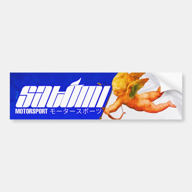 satomi motorsport "25"  bildekal (Framsidan)