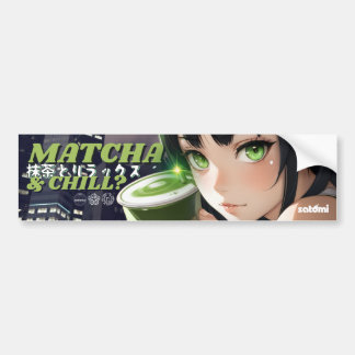 satomi motorsport Matcha & Chill Bildekal