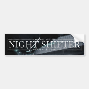 satomi motorsport "Night Shifter v2" Bildekal