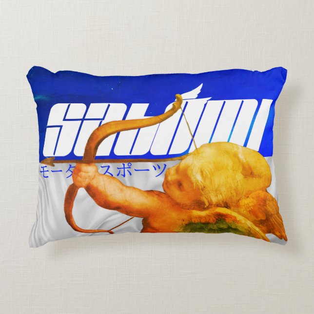 satomi motorsport prydnadskudde (Framsidan)