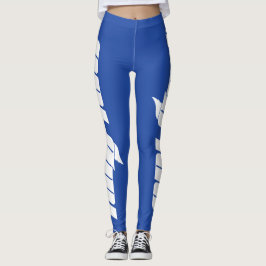satomi motorsport "satomi angel blue" leggings