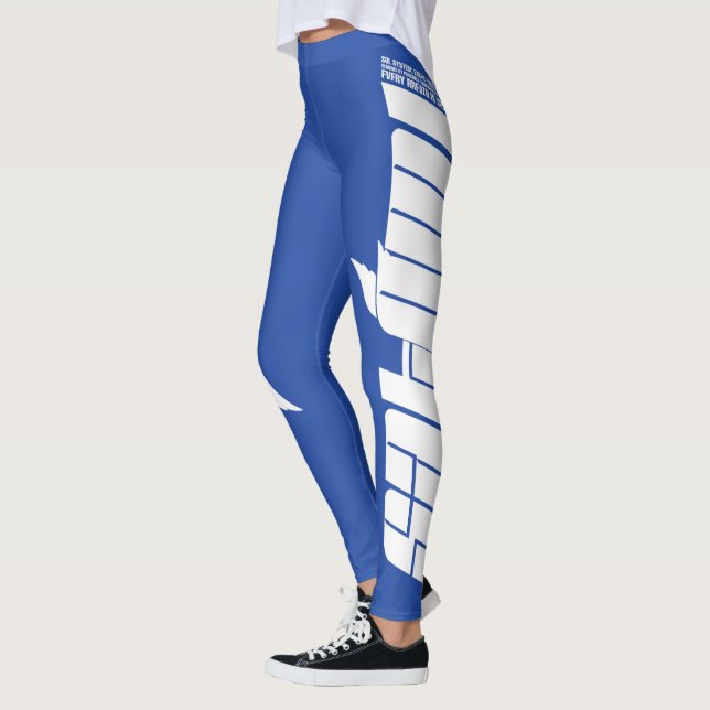 satomi motorsport "satomi angel blue" leggings (Vänster)
