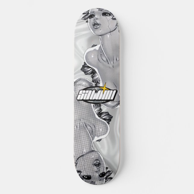 satomi motorsport "Y2K Bae" skateboard (Framsida)