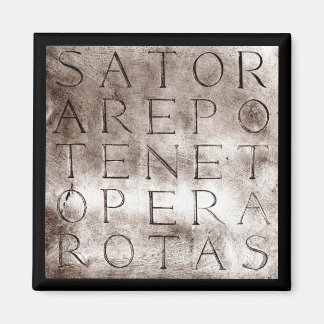 Sator Rotas Ancient Secret Magic Symbol Magnet