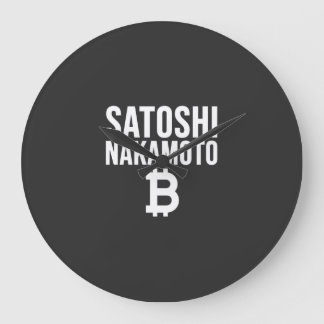 Satoshi Nakamoto White Edition Stor Klocka