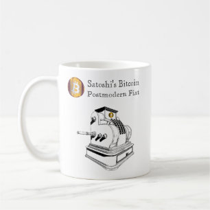 Satoshis Bitcoin Postmodern Fiat Kaffemugg