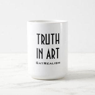 SatRealism SANNING I KONSTmugg Kaffemugg