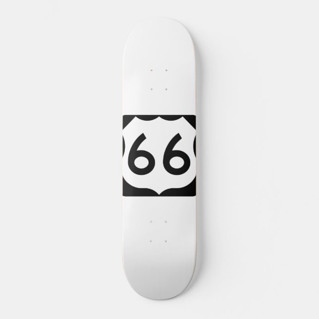 Sats 66 mini skateboard bräda 18,5 cm (Framsida)