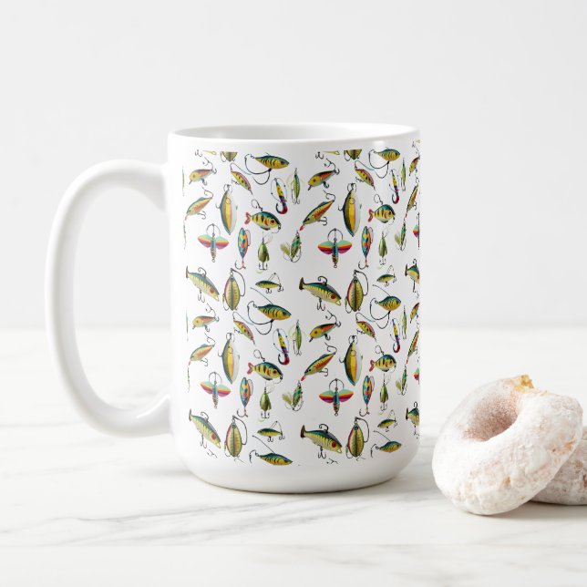 Sats fiskedrag Patrull Kaffemugg (Med munk)