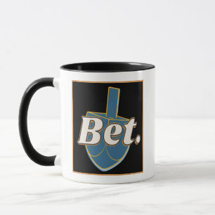 Satsa. Hanukkah Snurrande Topp Gimel Skämt Present Mugg