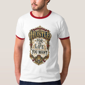 Satsa På Det Liv Du Vill Ha - Kunglig Lejon Krona T Shirt