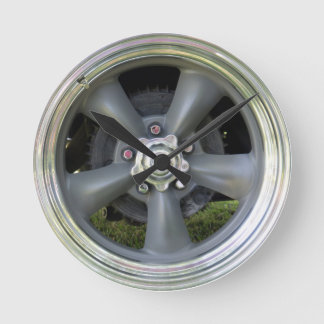 Satsen Avslutar fem punkthjulslås Rund Klocka