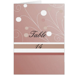 Sätskort för Mocha Bord OBS Kort