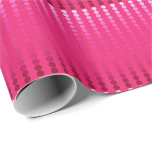 Satstuddar - nyanser av fuchsisk rosa presentpapper