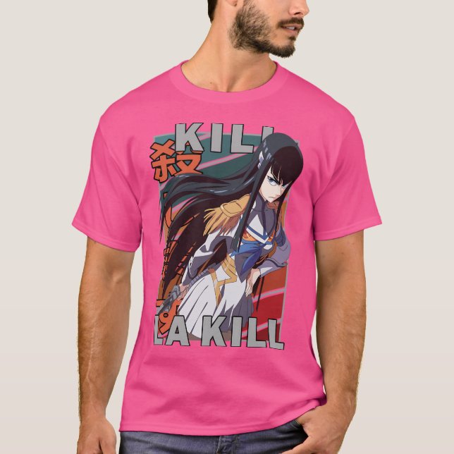 Satsuki Kiryuin Döda La Döda Kiru Ra Kiru Coola An T Shirt (Framsida)