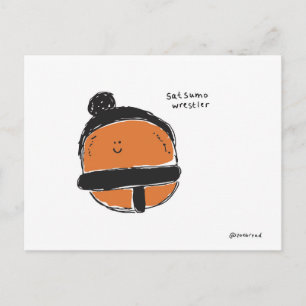 satsumo wrestler vykort