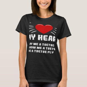 Sätt att vinna mitt hjärttest med fluga i Humor T Shirt