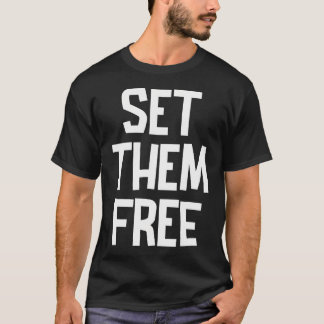 Sätt dem fri Låt mitt folk gå judisk påsk Han T Shirt