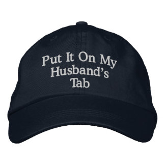 "Sätt det på min makes tab Broderad Keps