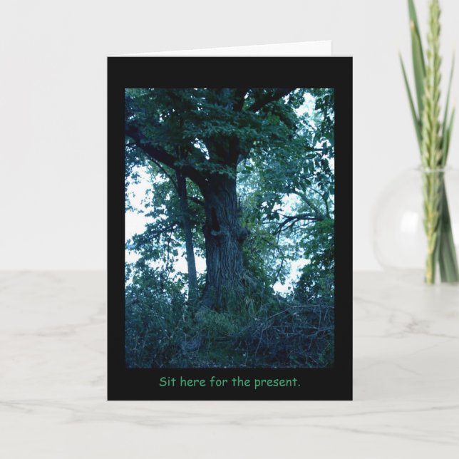 Sätt dig här i Träd-kortet Kort (Framsida)