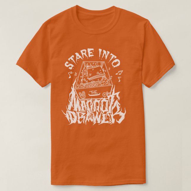 Sätt dig i magnetlådan t shirt (Design framsida)