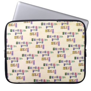 Sätt dig själv först laptop fodral