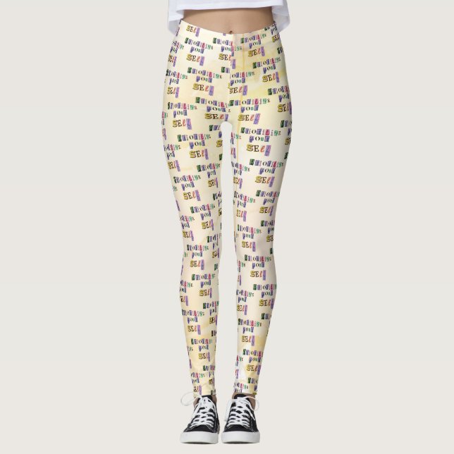 Sätt dig själv först leggings (Framsida)