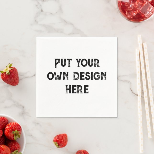 Sätt din egen design  pappersservett (Insitu)
