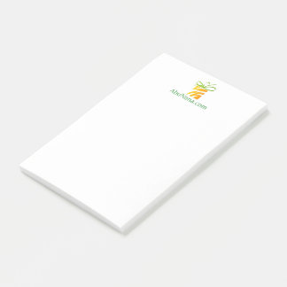 Sätt din logotyp här surfplatta post-it block