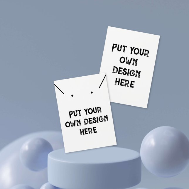 Sätt ditt eget Visning-kort för halsringar Visitkort (Skapare uppladdad)