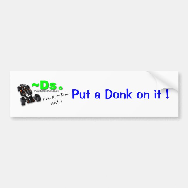 Sätt en Donk på den! Bildekal (Framsidan)