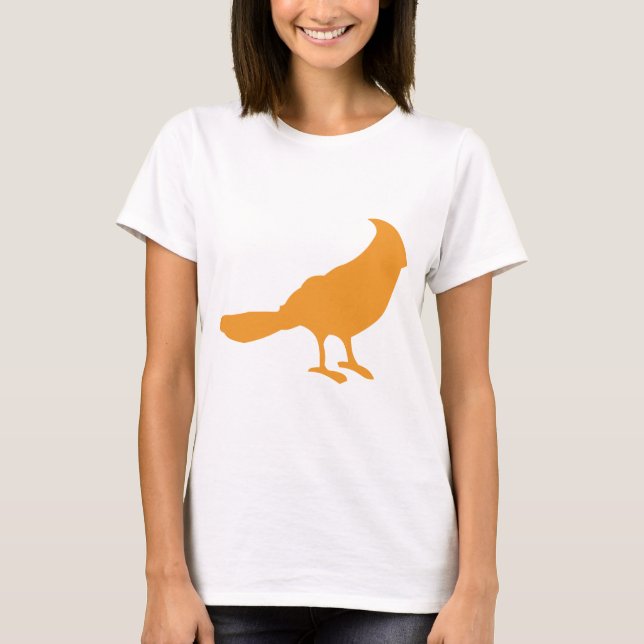 Sätt en fågel på den (orangen) tee (Framsida)